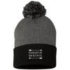 Namast'ay Home With My Dog Knit Pom Beanie