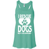 I Rescue Dogs What's Your Superpower Flowy Tank