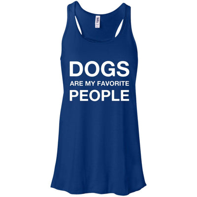 Dogs Are My Favorite People Flowy Tank