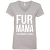 Fur Mama The Snuggle Is Real V-Neck Tee