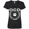 Obsessive Canine Disorder V-Neck Tee