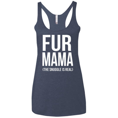 Fur Mama The Snuggle Is Real Triblend Tank