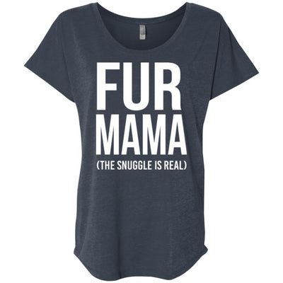 Fur Mama The Snuggle Is Real Slouchy Tee