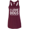 I Love Dogs, It's People Who Annoy Me Flowy Tank