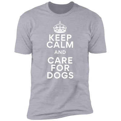 Keep Calm And Care For Dogs Premium Tee