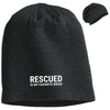 Rescued Is My Favorite Breed Slouchy Beanie