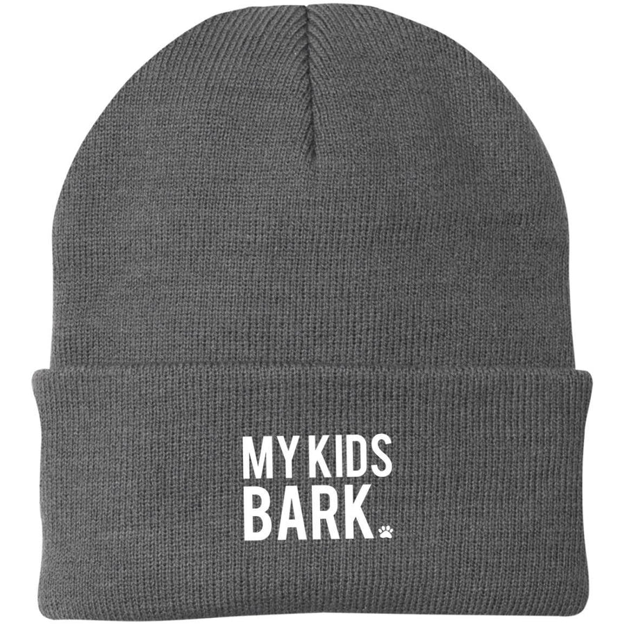 My Kids Bark Knit Beanie
