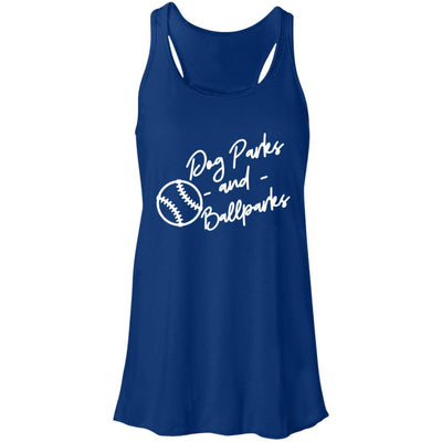 Dog Parks And Ballparks Flowy Tank