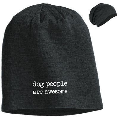 Dog People Are Awesome Slouchy Beanie