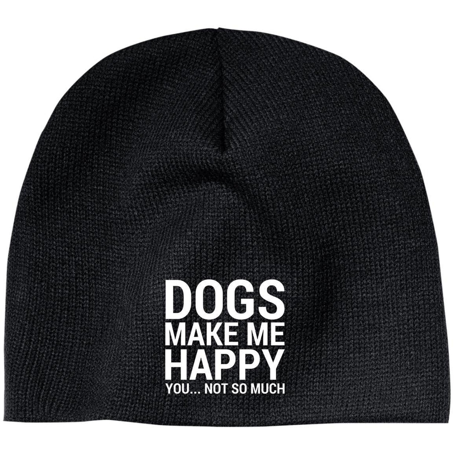 Dogs Make Me Happy, You...Not So Much Classic Beanie