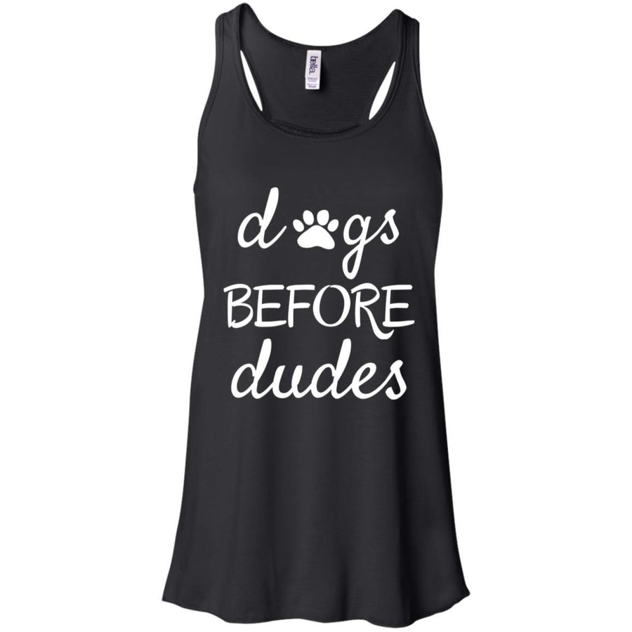 Dogs Before Dudes Flowy Tank