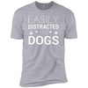 Easily Distracted By Dogs Premium Tee