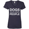 Dogs Are My Favorite People V-Neck Tee