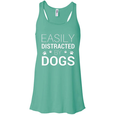 Easily Distracted By Dogs Flowy Tank