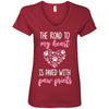 The Road To My Heart V-Neck Tee