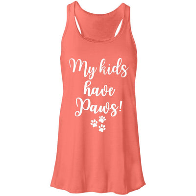 My Kids have Paws Flowy Tank