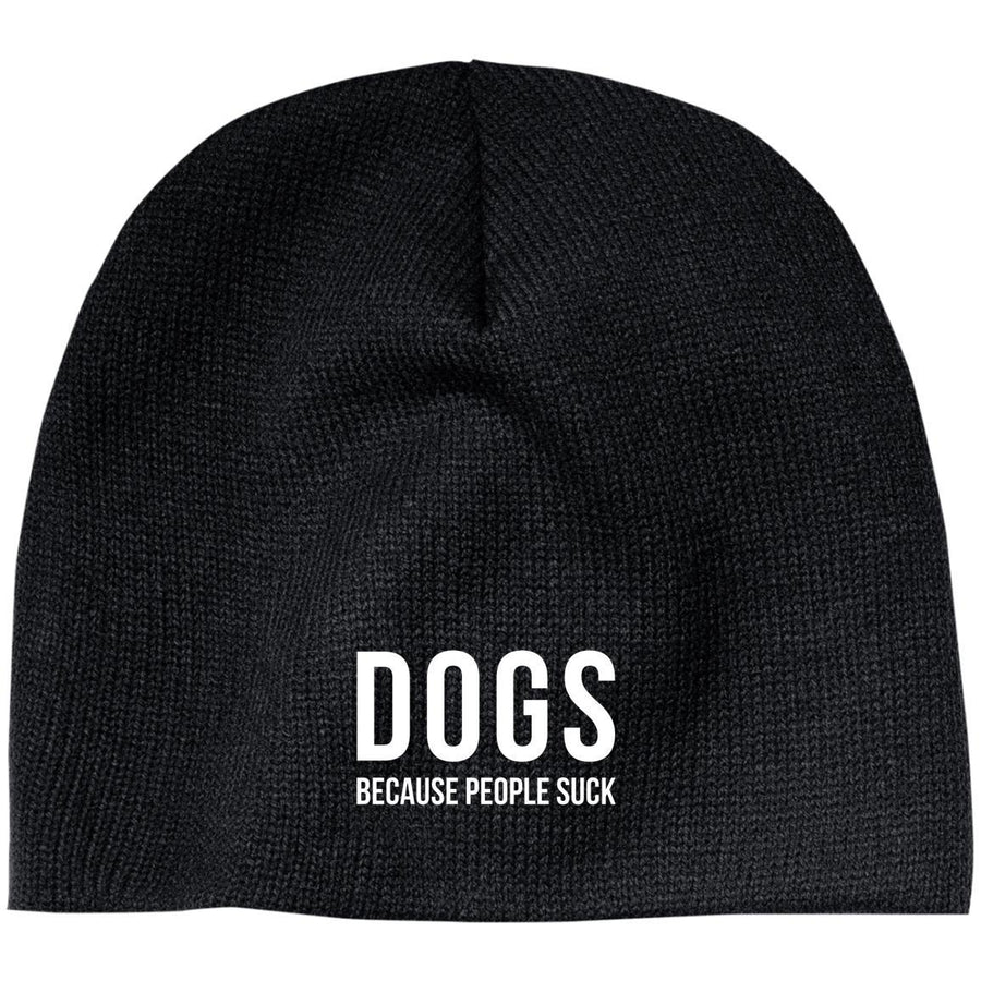 Dogs Because People Suck Classic Beanie