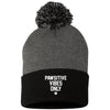 Pawsitive Vibes Only Knit Pom Beanie