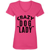 Crazy Dog Lady V-Neck Tee