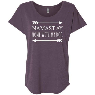 Namastay Home With My Dog Slouchy Tee