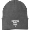 Pawsitive Vibes Only Knit Beanie