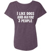 I Like Dogs and Maybe 3 People Slouchy Tee