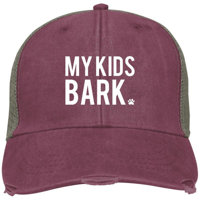 My Kids Bark Hat Trucker Cap