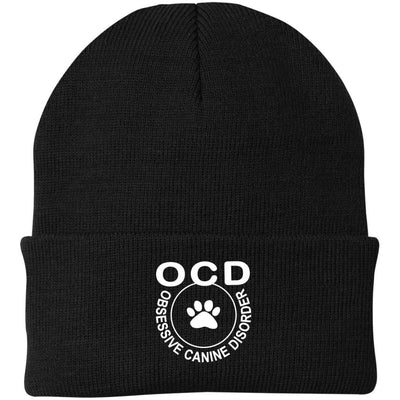 Obsessive Canine Disorder Knit Beanie