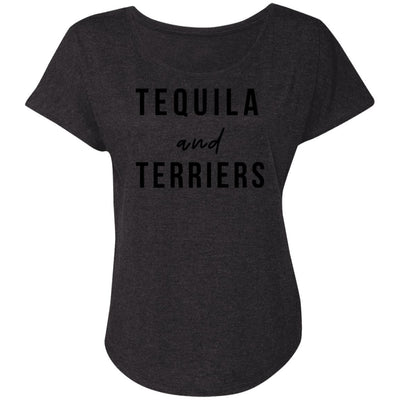 Tequila and Terriers Slouchy Tee