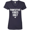 Pawsitive Vibes Only V-Neck Tee