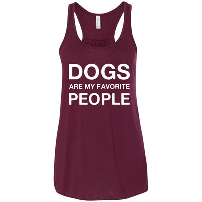 Dogs Are My Favorite People Flowy Tank
