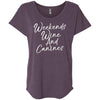 Weekends Wine And Canines Slouchy Tee