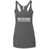 Rescued Is My Favorite Breed Triblend Tank