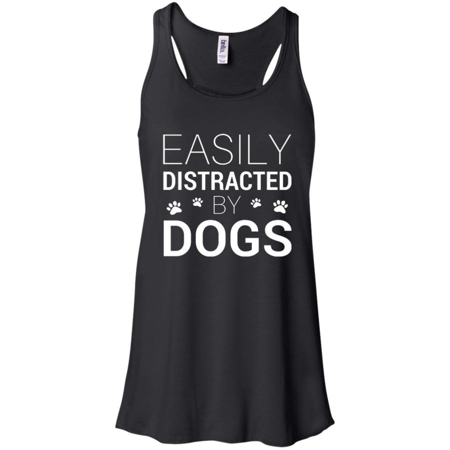 Easily Distracted By Dogs Flowy Tank
