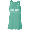 Dogs & Wine Make Everything Fine Flowy Tank