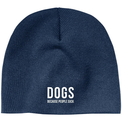 Dogs Because People Suck Classic Beanie