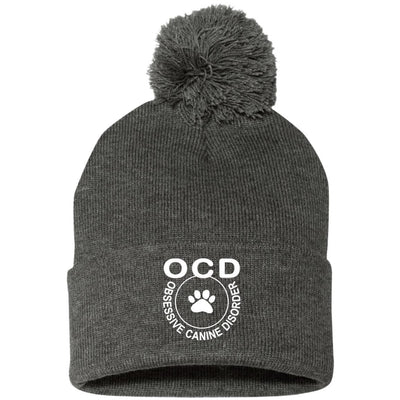 Obsessive Canine Disorder Knit Pom Beanie