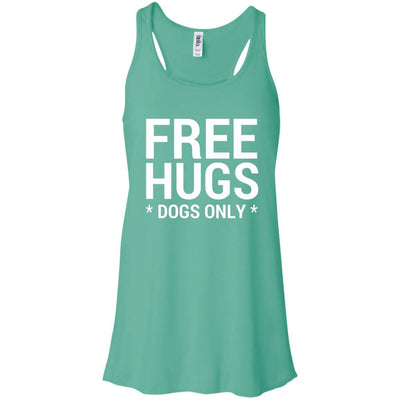 Free Hugs Dogs Only Flowy Tank
