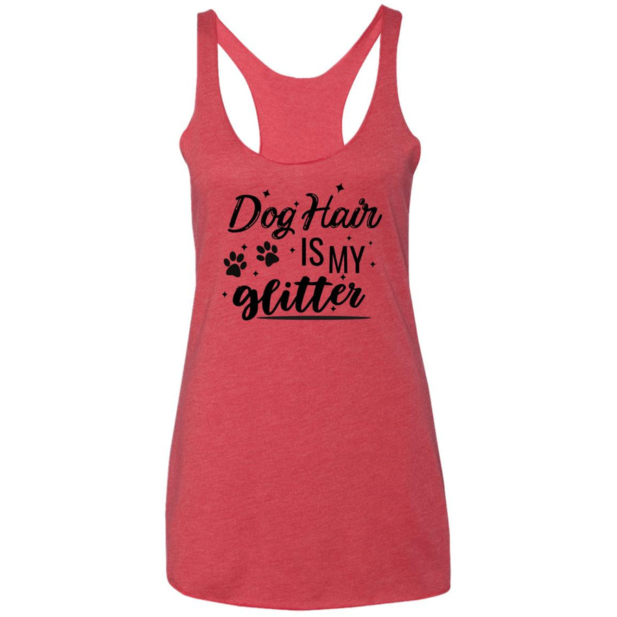 Dog Hair is My Glitter Triblend Tank