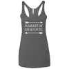 Namastay Home With My Dog Triblend Tank