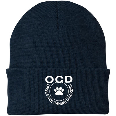 Obsessive Canine Disorder Knit Beanie