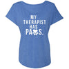 My Therapist Has Paws Slouchy Tee