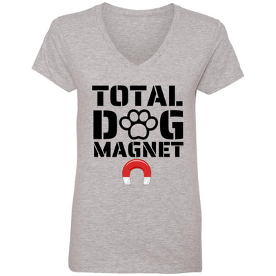 Total Dog Magnet V-Neck Tee