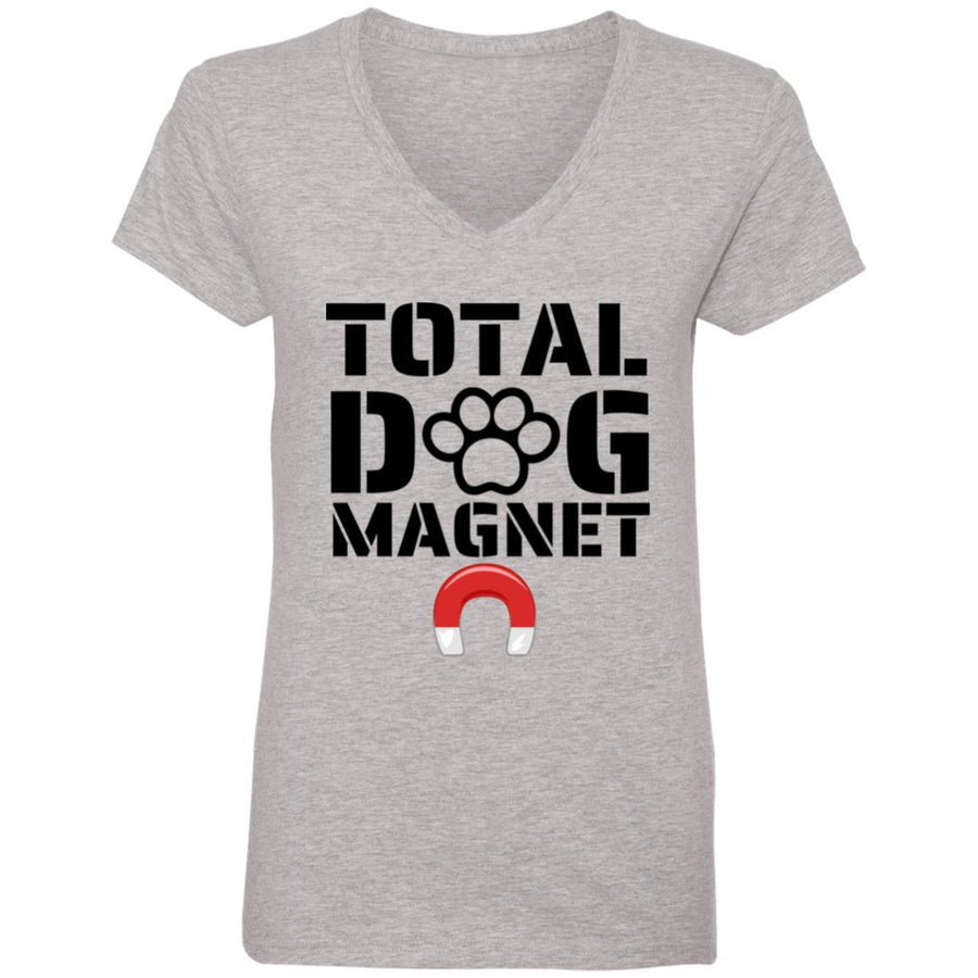 Total Dog Magnet V-Neck Tee