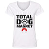 Total Dog Magnet V-Neck Tee