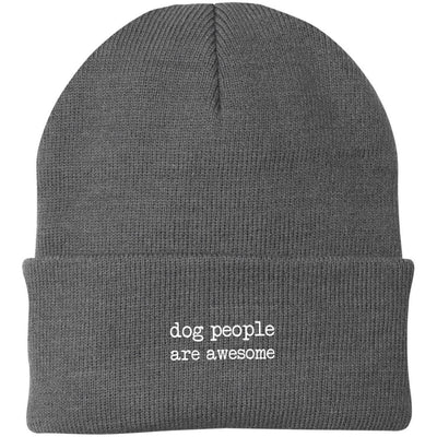 Dog People Are Awesome Knit Beanie