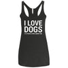 I Love Dogs, It's People Who Annoy Me Triblend Tank