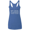 My Dog Is Weirder Than Yours Triblend Tank