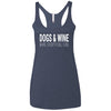 Dogs & Wine Make Everything Fine Triblend Tank