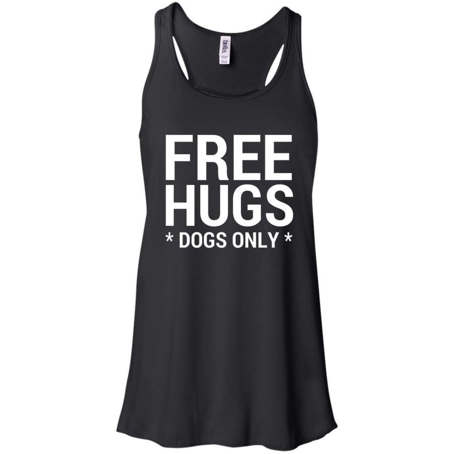 Free Hugs Dogs Only Flowy Tank